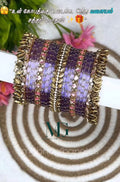 3D Lotus bangles full combo lavender - pink