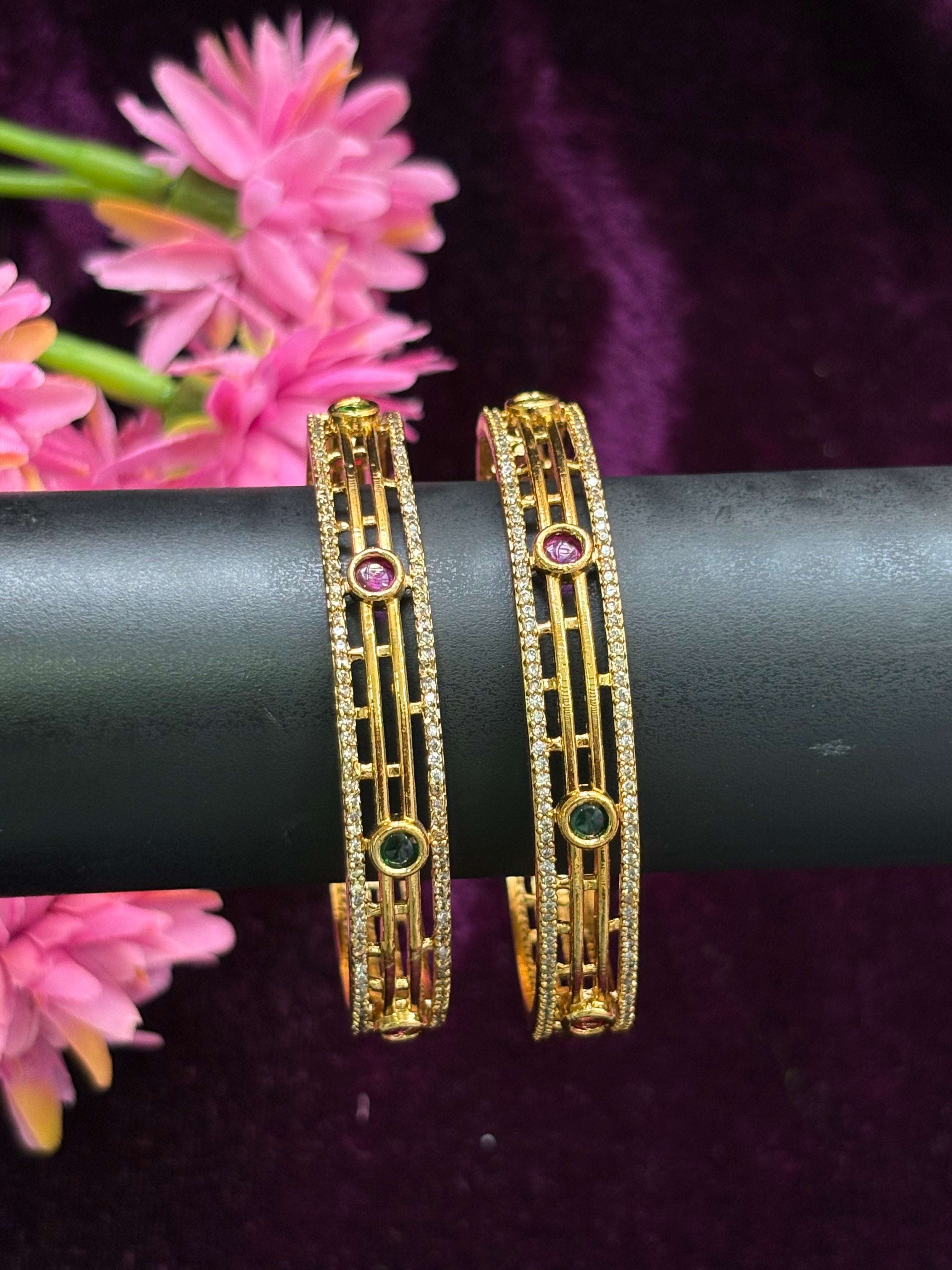 2 layer Diamond Replica Bangles - DRB03