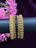 Lakshmi Coin Border Bangles