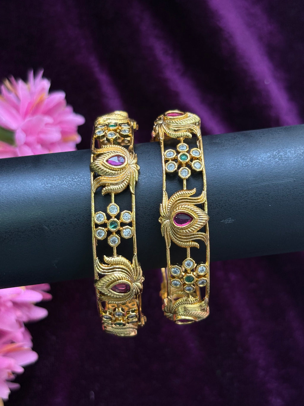 Lotus Kada Bangles