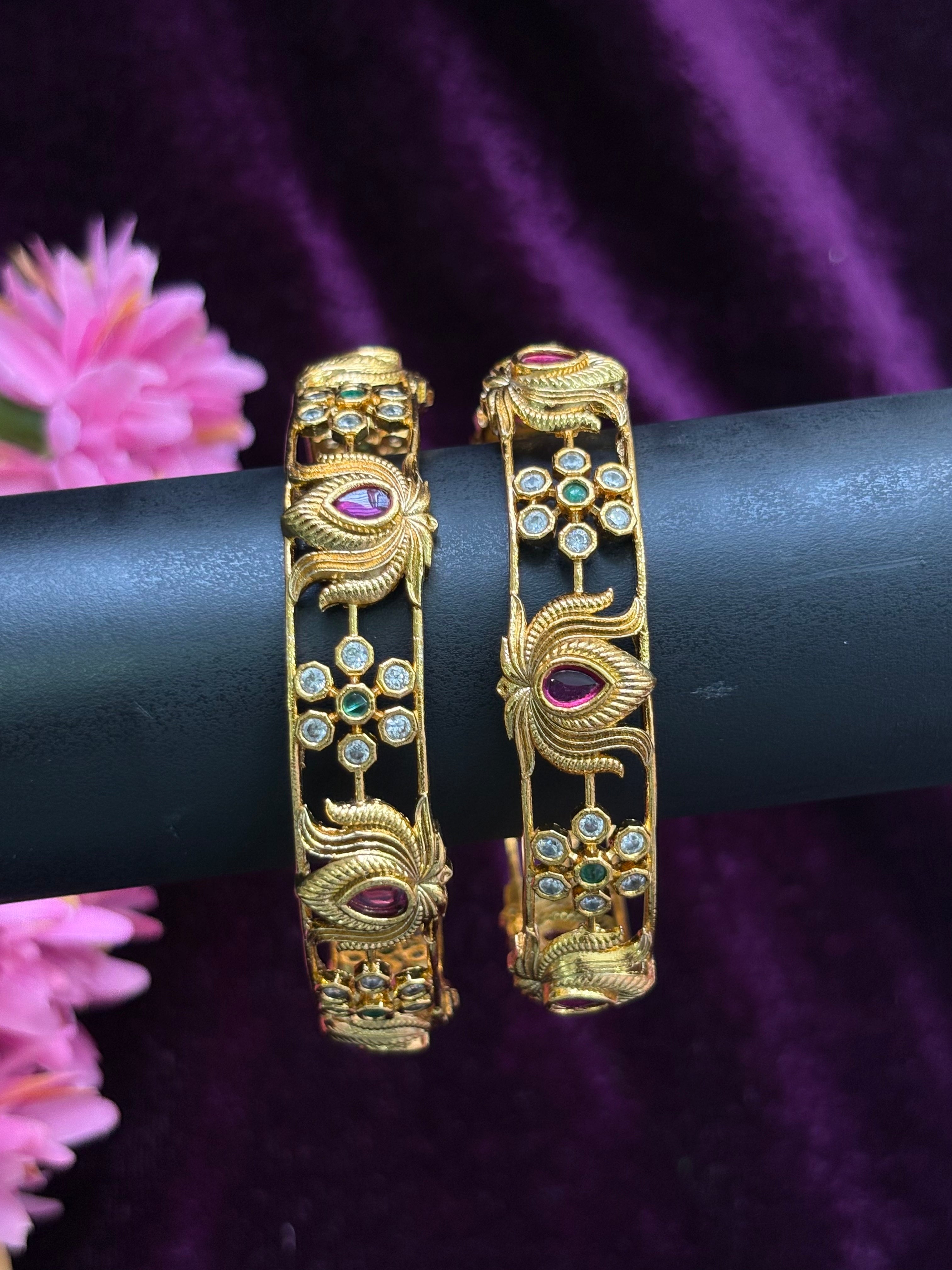 Lotus Kada Bangles