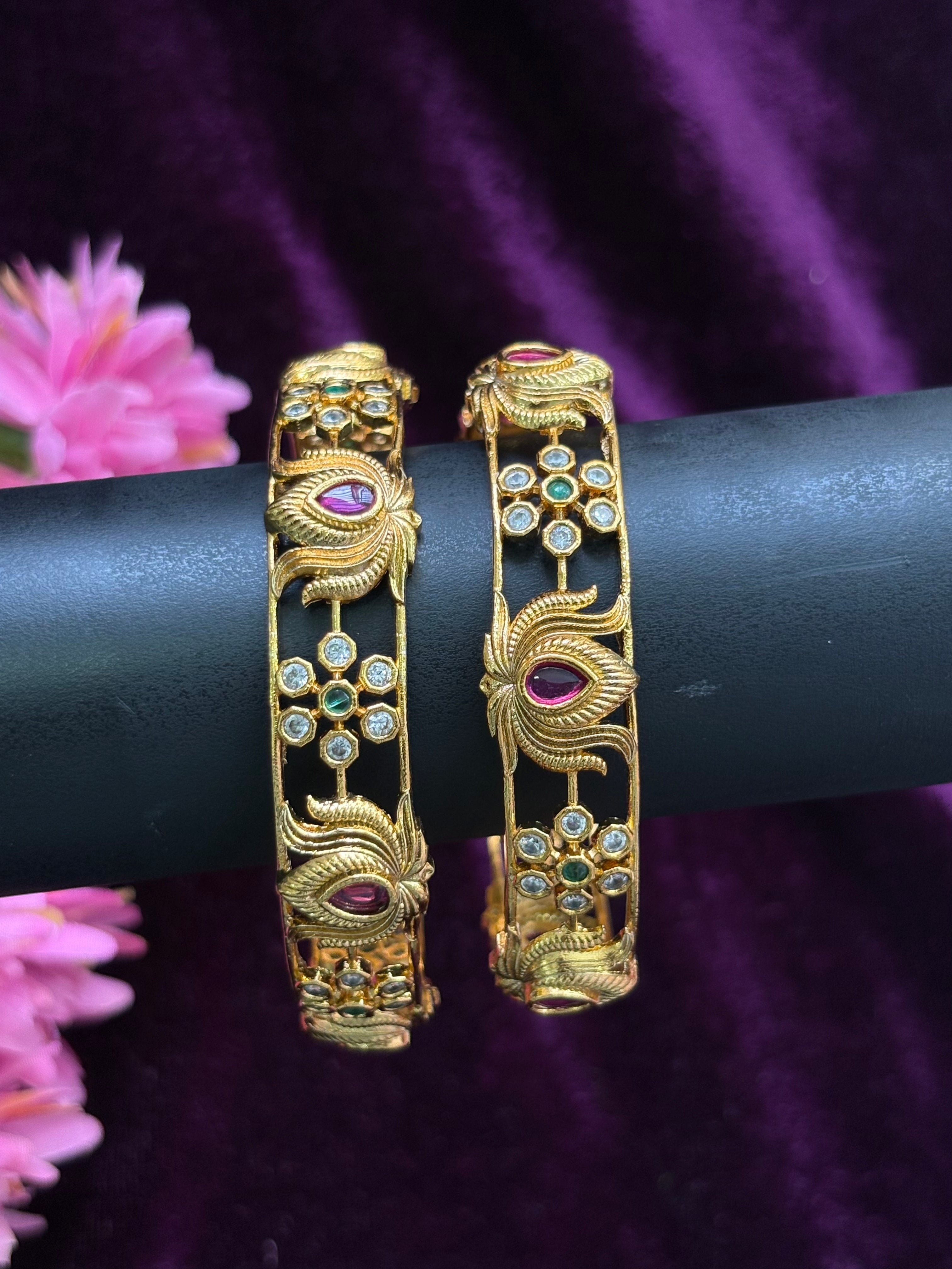 Lotus Kada Bangles