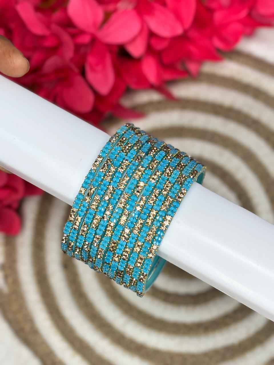 Designer Heart Stone Bangles