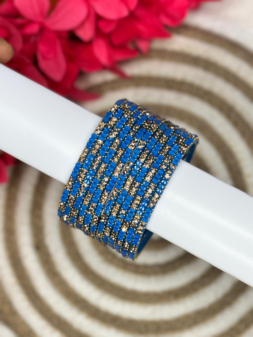 Designer Heart Stone Bangles