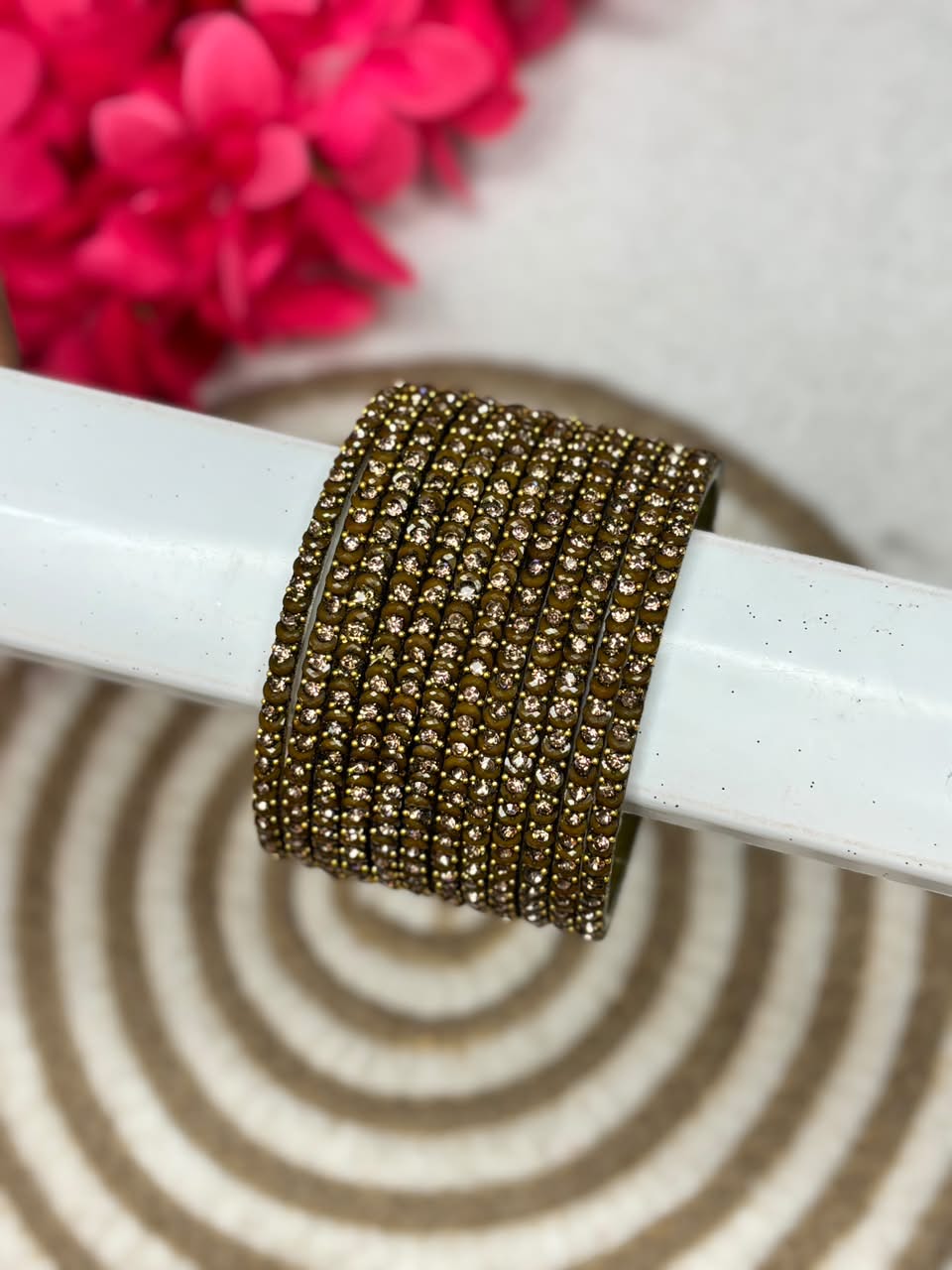 Moon Designer Stone Bangles