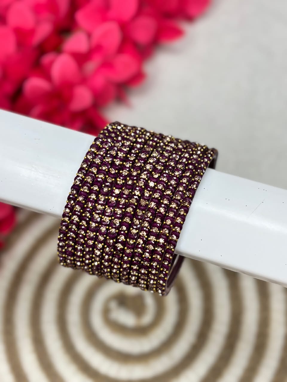 Moon Designer Stone Bangles