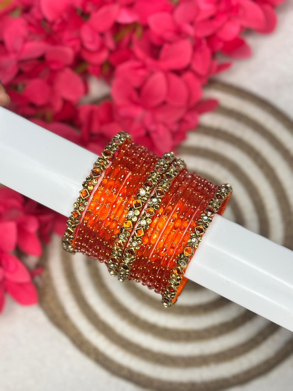 Silk Thread Bangle 12 Colors Combo Box