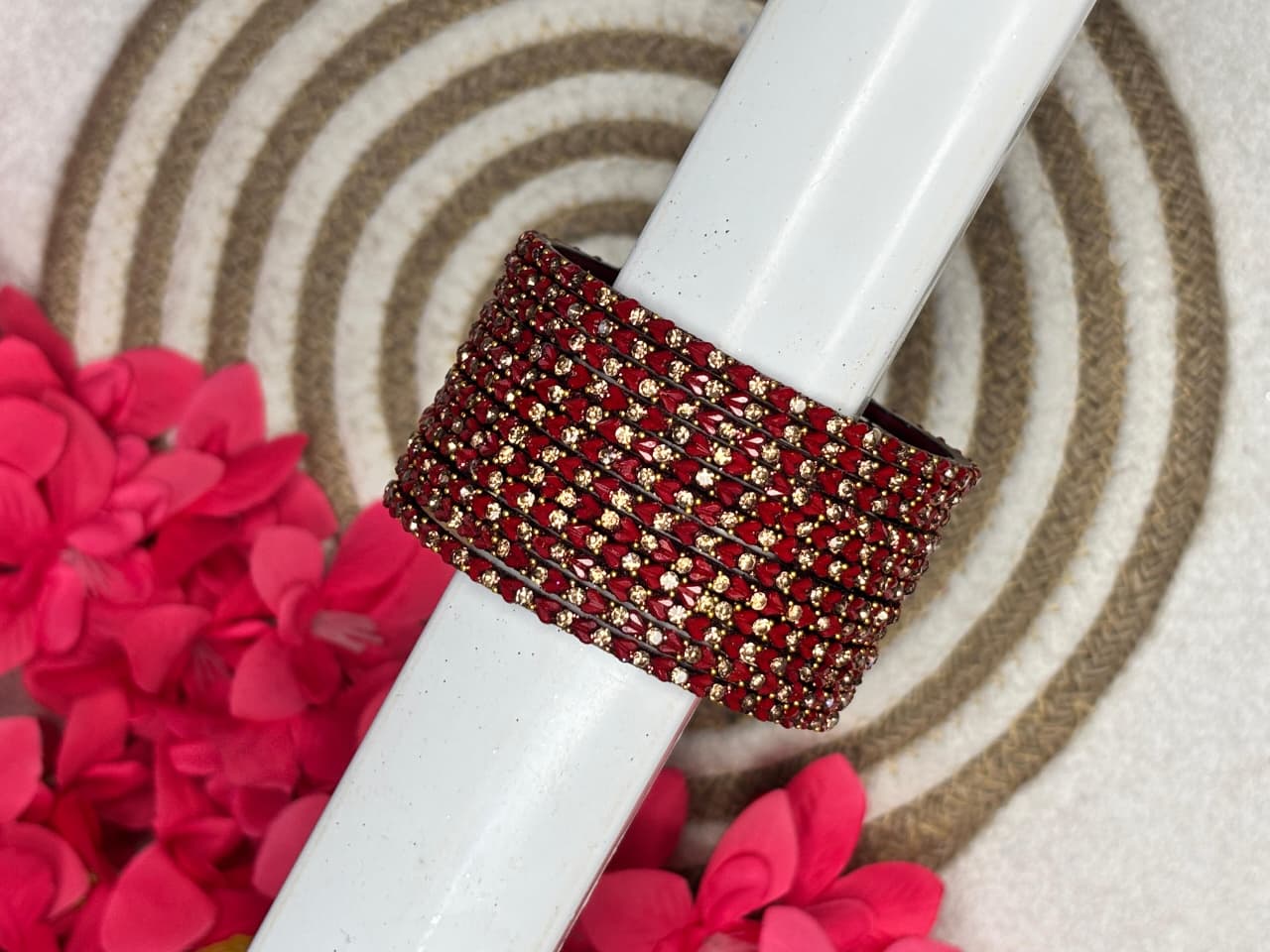 Sweet Heart Stone Bangles