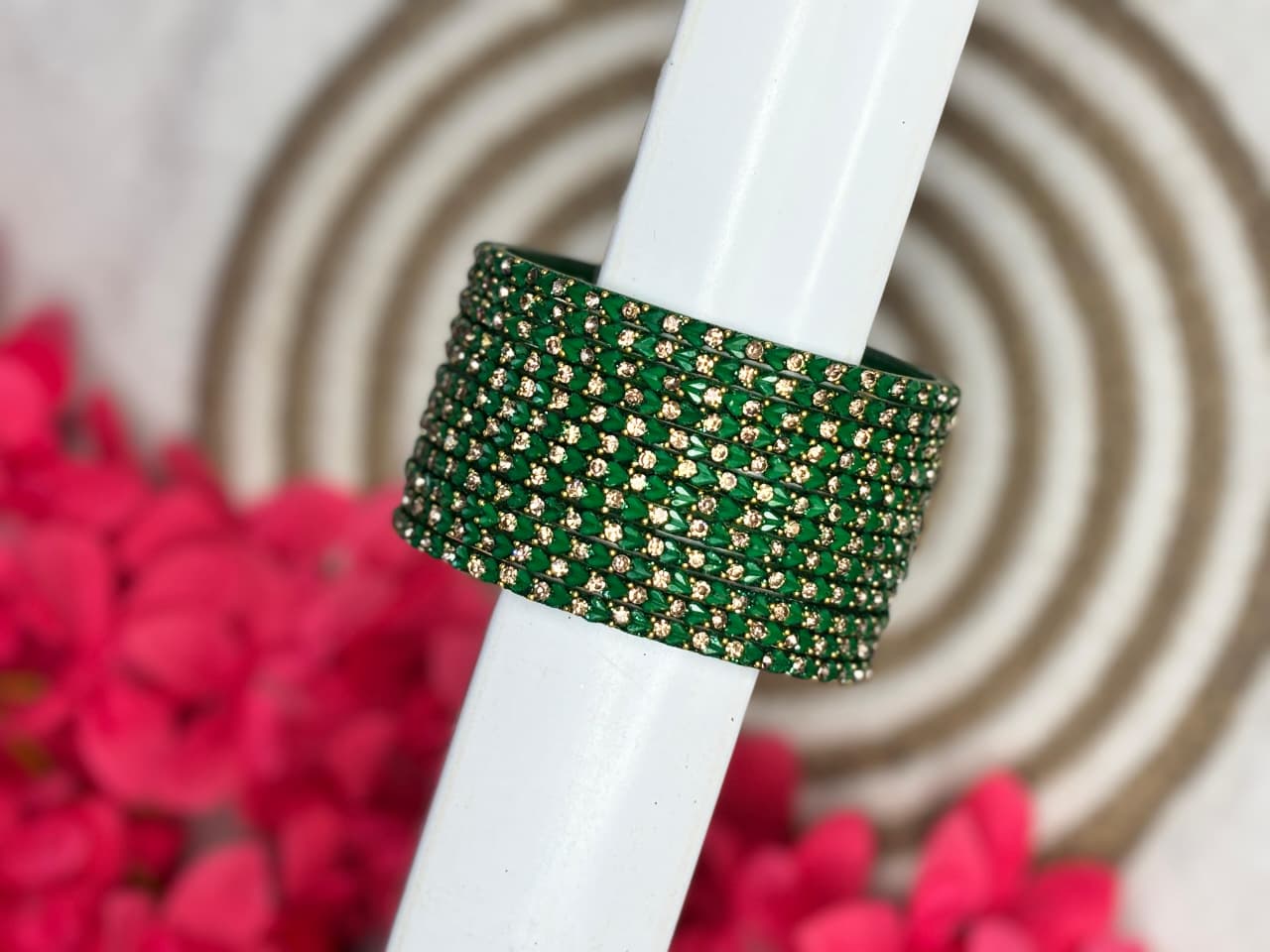 Sweet Heart Stone Bangles