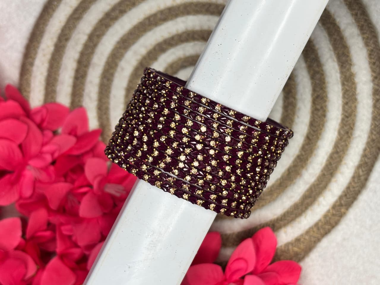 Sweet Heart Stone Bangles