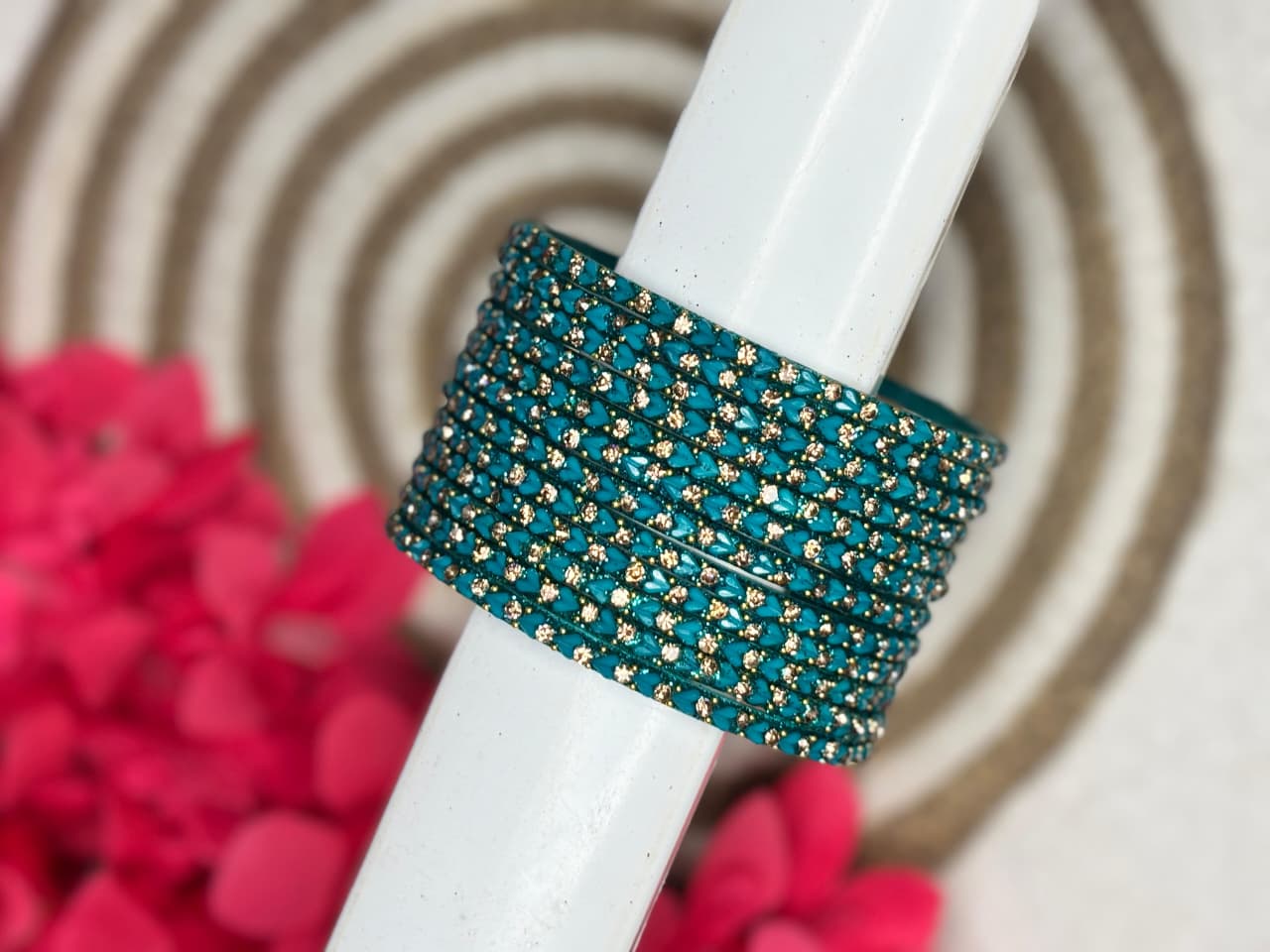 Sweet Heart Stone Bangles