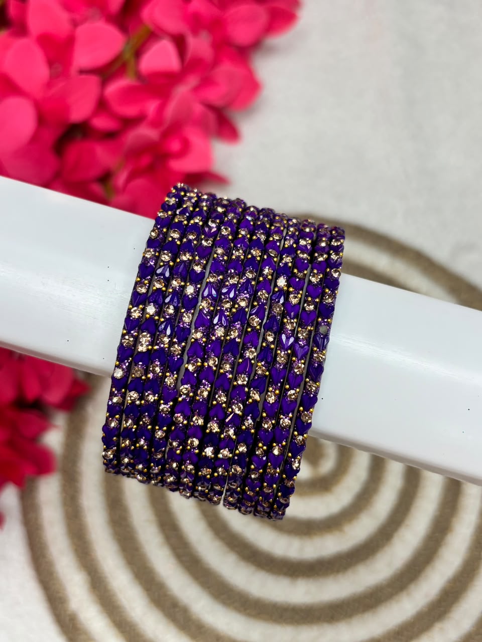 Sweet Heart Stone Bangles