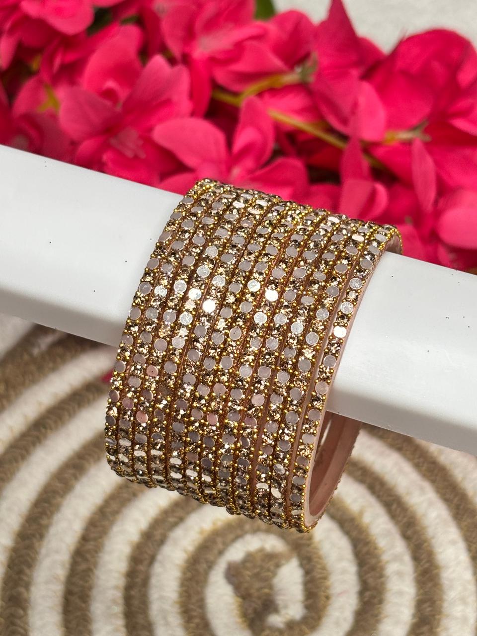 Glitter Stone Designer Bangles