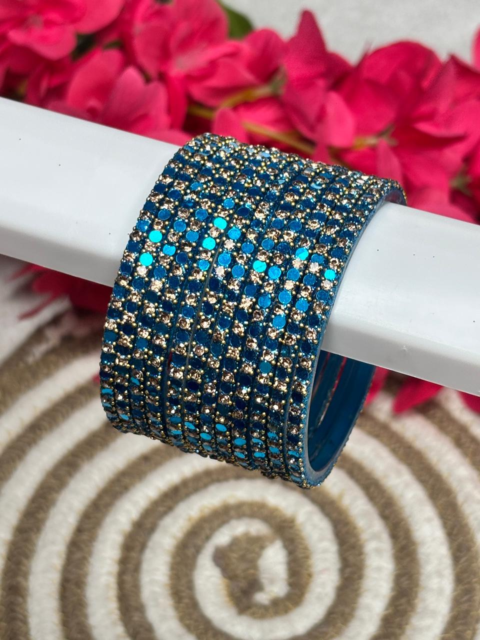 Glitter Stone Designer Bangles