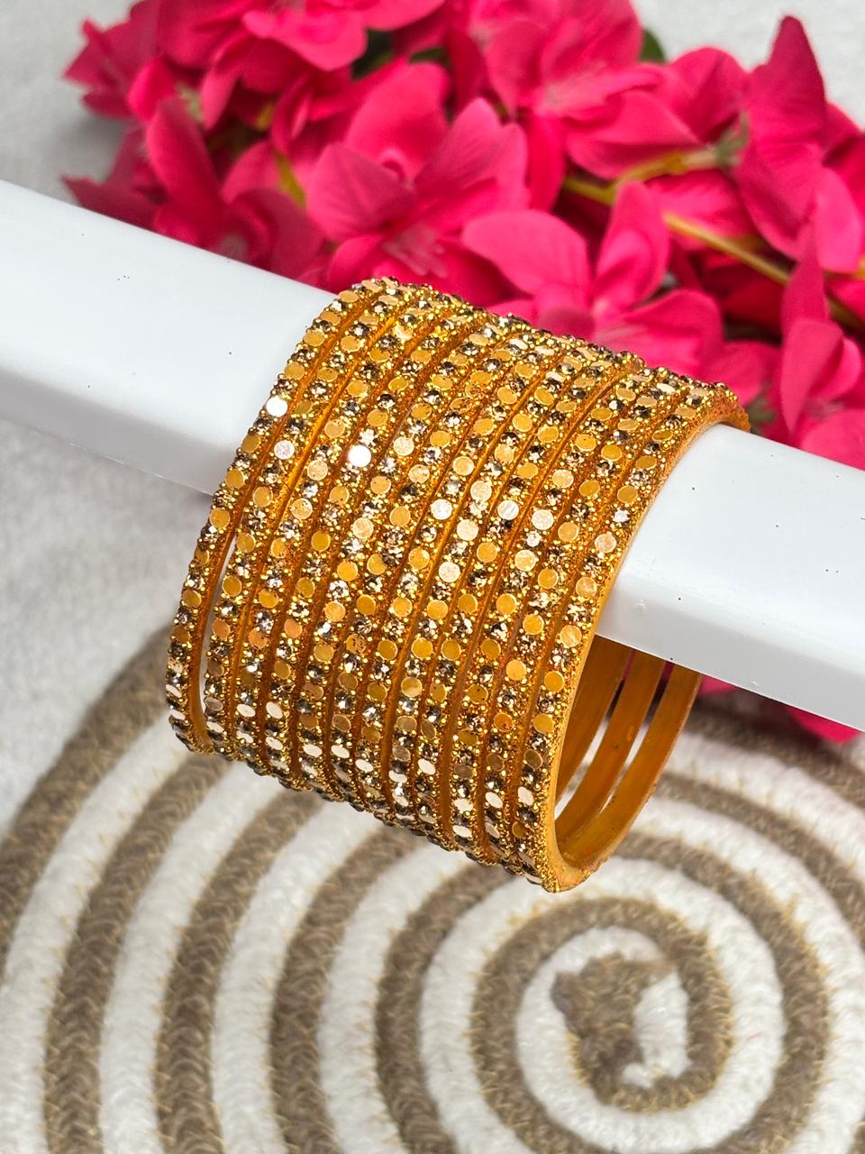 Glitter Stone Designer Bangles