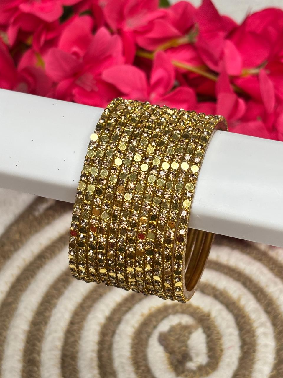 Glitter Stone Designer Bangles